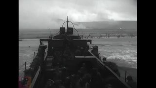 D-DAY NORMANDY ACTUAL LANDINGS COMBAT FOOTAGE 1944 [ WWII DOCUMENTARY ]