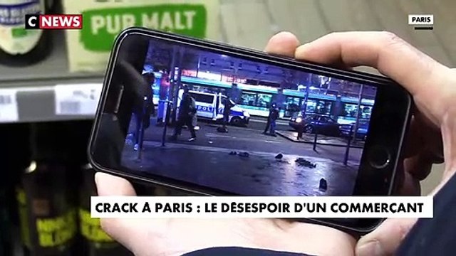 Crack à Paris - Le gérant d'une supérette du 19ème arrondissement qui a vu sa collègue sauvagement frappée par un toxicomane témoigne: C’est notre quotidien - VIDEO