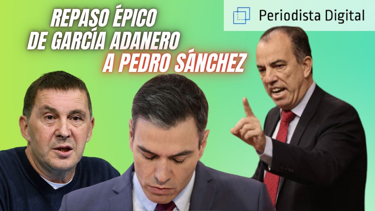 García Adanero (UPN) le mete un repaso épico a Pedro Sánchez por sus pactos con BILDU