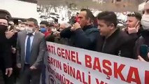 Binali Yıldırım, Giresun'da kendisini ıslık diliyle karşılayanlara ıslık diliyle yanıt verdi