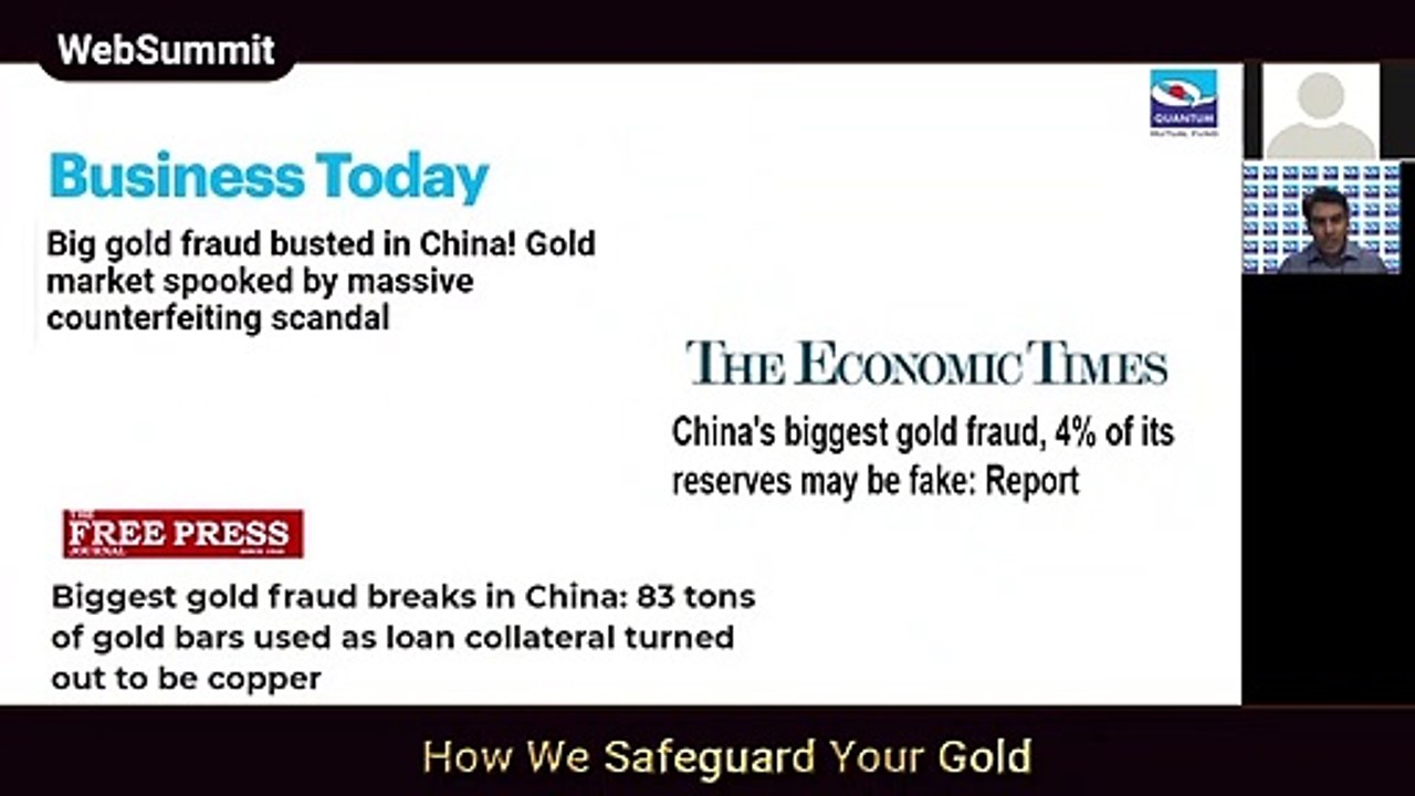 Websummit: How we Safeguard your Gold