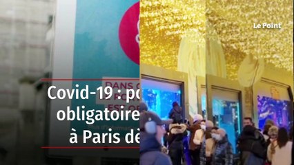 Covid-19 : port du masque obligatoire à l’extérieur à Paris dès vendredi