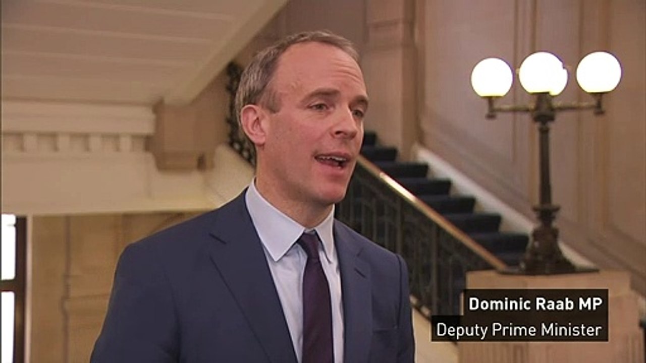 Raab: PM 'at the vanguard' of global response to Ukraine