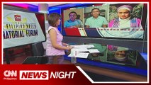 Human rights advocates face CNN PH Senatorial Forum