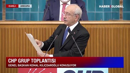 CHP lideri Kemal Kılıçdaroğlu'ndan grup toplantısında önemli açıklamalar