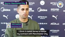 Cancelo delighted to sign City contract extension
