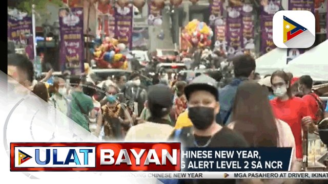 Ilang pamilya, namasyal sa Binondo kasama ang mga maliliit na anak para sa selebrasyon ng Chinese New Year; Chinese restaurants, pinilahan ng mga customer