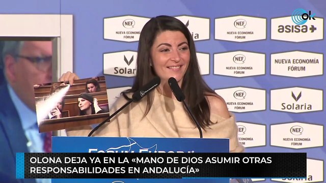 Olona deja ya en la «mano de Dios asumir otras responsabilidades en Andalucía»