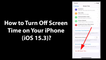 How to Turn Off Screen Time on Your iPhone (iOS 15.3)?