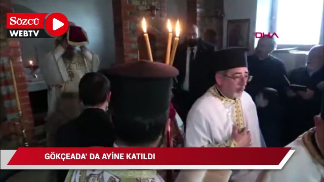 Patrik Bartholomeos ile Yunanistan Dışişleri Bakan Yardımcısı Gökçeada’da ayine katıldı