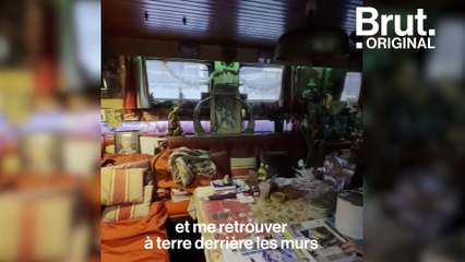 Charlette, 90 ans, doyenne du port de l'Arsenal à Paris