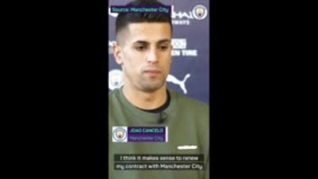Cancelo delighted to sign City contract extension
