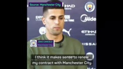 Скачать видео: Cancelo delighted to sign City contract extension