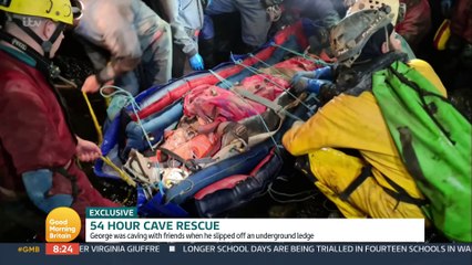 Good Morning Britain - Caver Trapped For 54 Hours Underground In UK's Deepest Cave System Shares Harrowing Experience (Source: YouTube - Good Morning Britain)