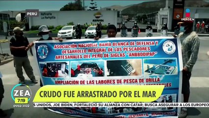 Perú paralizó las cargas y descargas de petróleo tras derrame