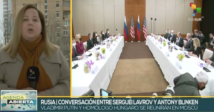 Cancilleres de EE.UU. y Rusia dialogan sobre garantías de seguridad