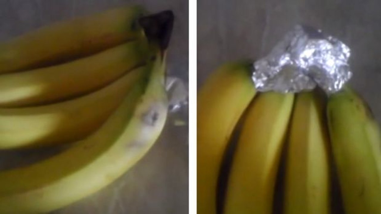 Dieser Trick ist unglaublich. Damit können Sie Ihre Bananen länger aufbewahren.