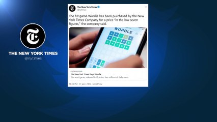 Il boom di "Wordle", gioco di parole on-line: e il New York Times se lo compra