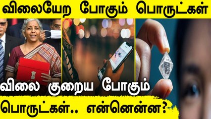 Union Budget 2022:  வரி குறையும் பொருட்கள் என்ன? | Oneindia tamil