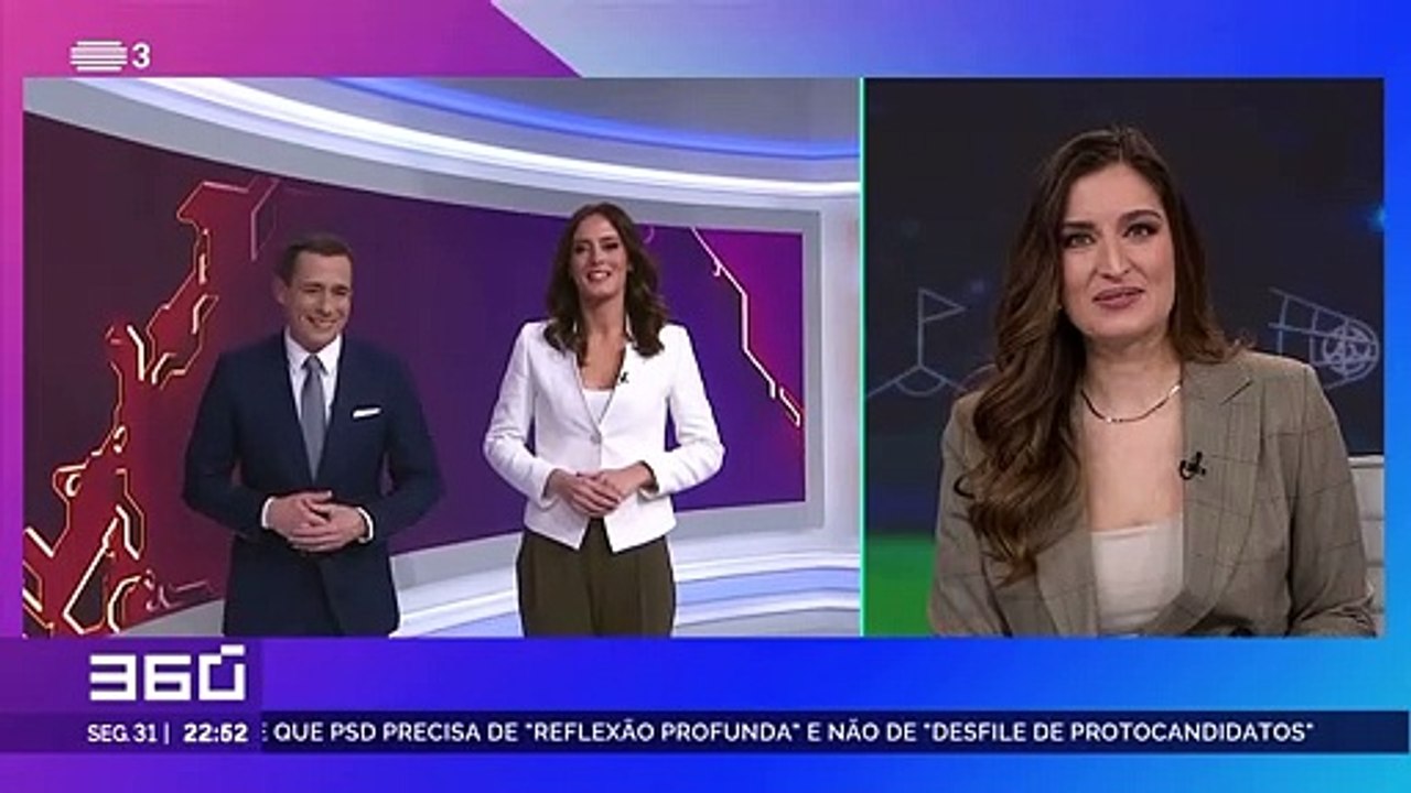 Jornalistas da RTP3 têm ataque de riso em direto (31-01-2022)