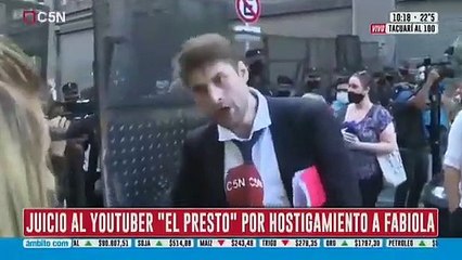 Escuela Milei: el violento y misógino ataque de "El Presto" a una periodista de C5N