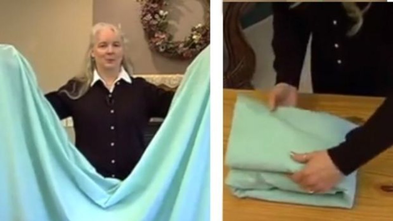 Spannbettlaken falten - die perfekte Technik