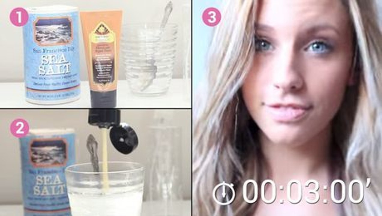 Stellen Sie selbst ein Spray zum Wellen Ihrer Haar dank einem einfachen Rezept her.