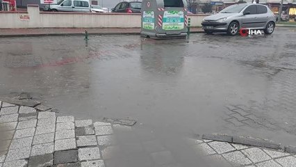 Tekirdağ'da sağanak yağış
