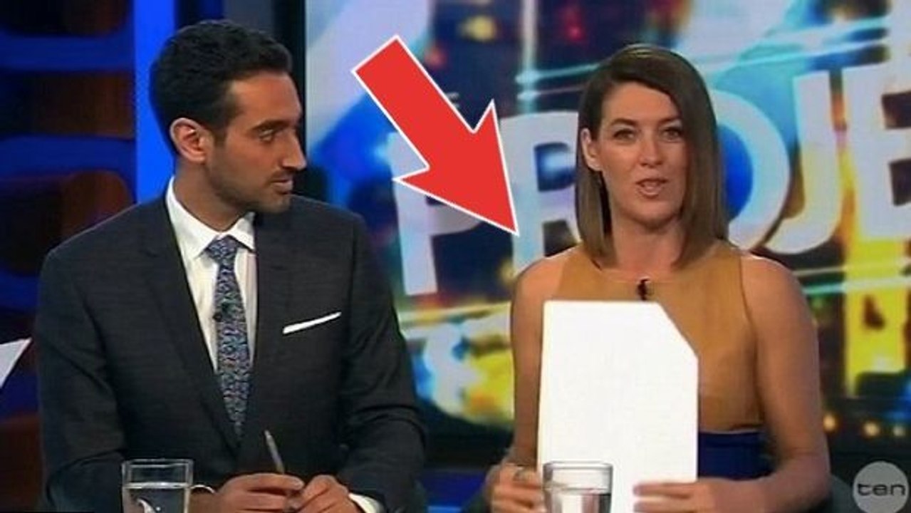 Das Kleid dieser australischen Moderatorin hat die Fernsehzuschauer ganz nervös gemacht!