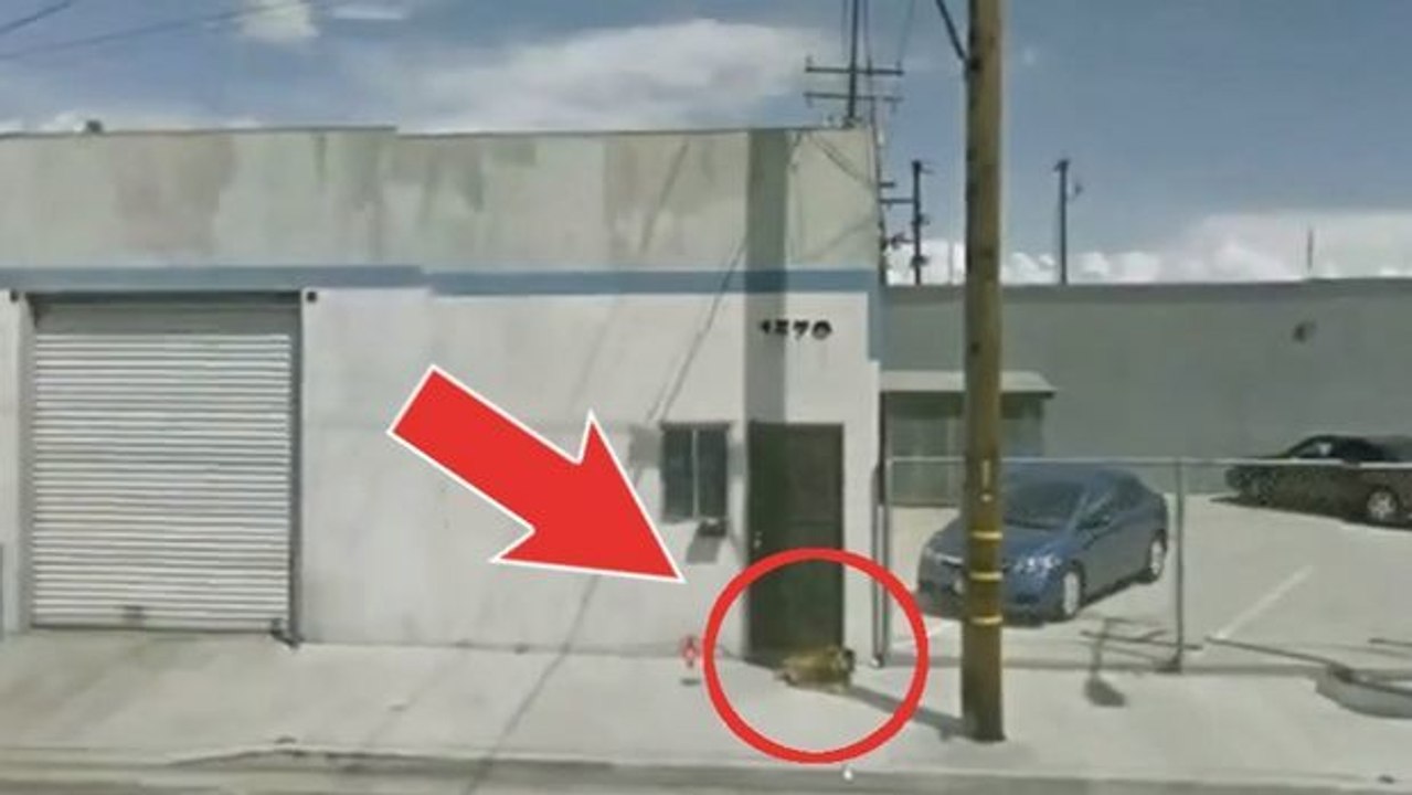 Sie haben etwas Komisches auf Google Street View entdeckt. Darauf waren sie nicht vorbereitet.