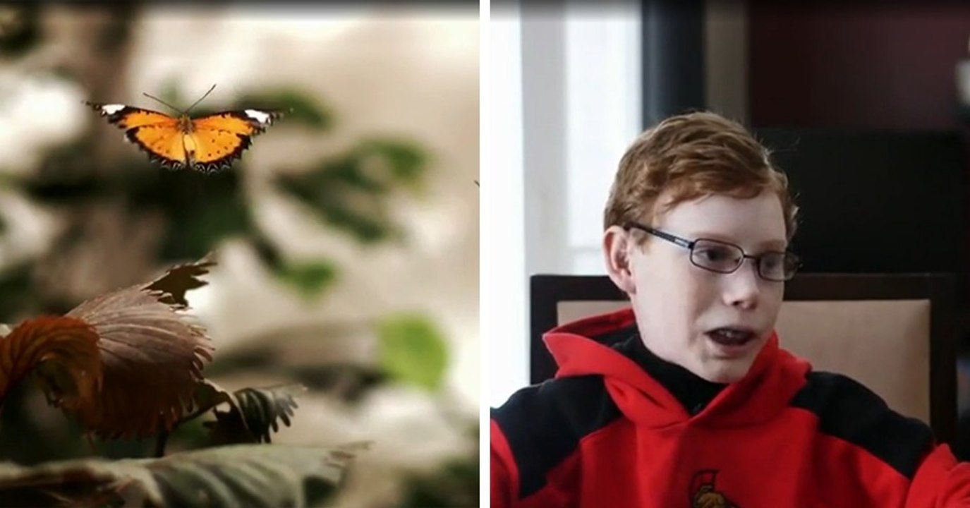 'Schmetterlingskind': Der schmerzhafte Kampf eines mutigen Jungen