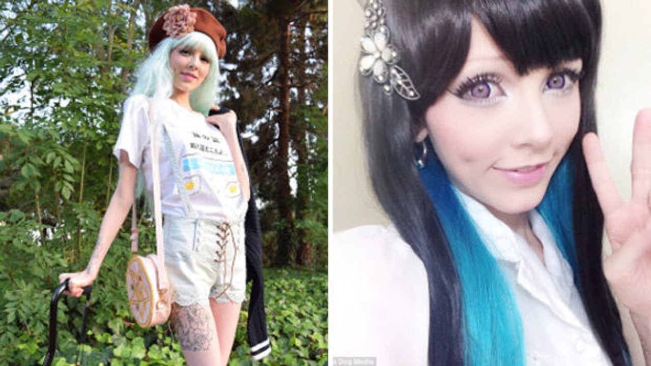 Muskeldystrophien machen aus dieser jungen Frau im wahrsten Sinne des Wortes eine Barbie!