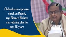 Chidambaram expresses shock on Budget, says Finance Minister was outlining plan for next 25 years