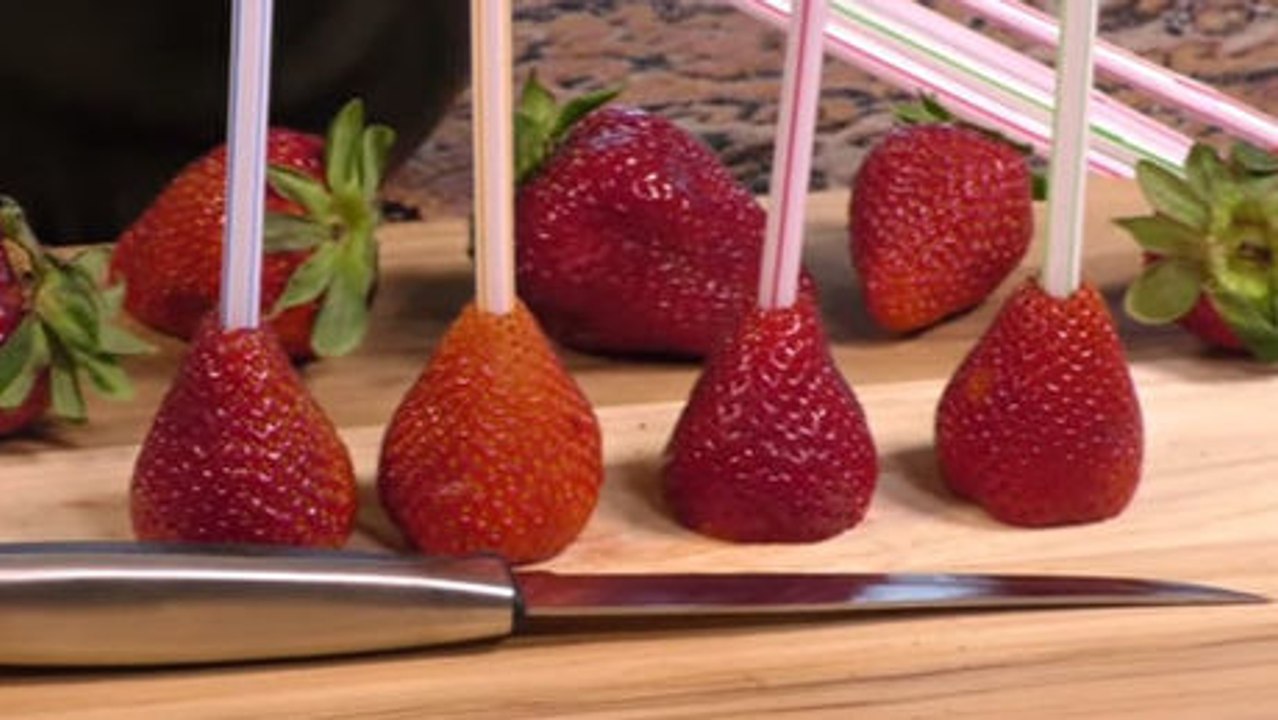 Wir wetten, dass sie erdbeeren noch nie richtig gegessen haben!
