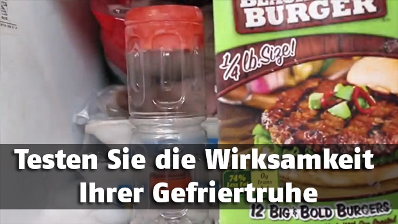 Wie können Sie herausfinden, ob Ihr Gefrierfach während Ihrer Abwesenheit nicht funktioniert hat? Diese Methode macht es Ihnen möglich!