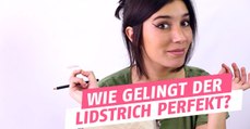 Sie hat eine sichere und einfache Technik, mit der der Lidstrich immer gelingt!