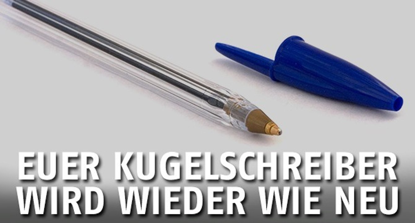 Tipp: Einen Kugelschreiber reparieren, der nicht mehr funktioniert