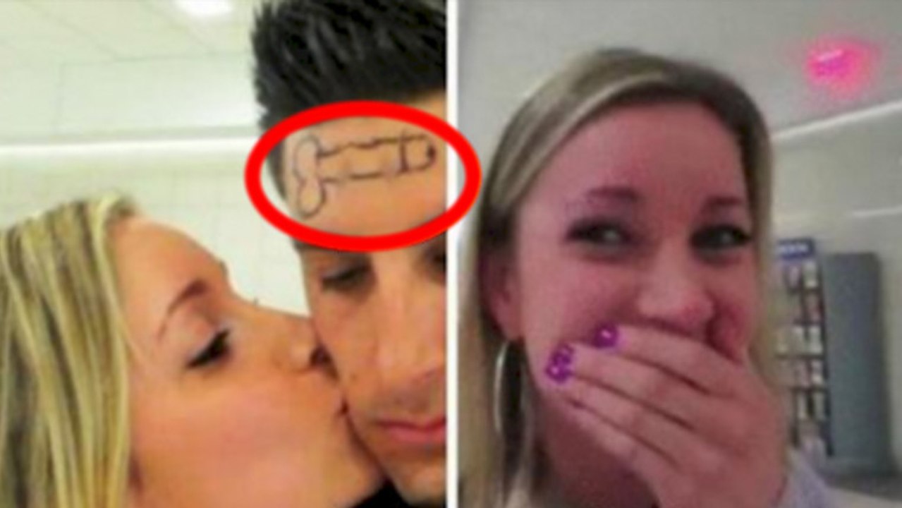 Sie spielt ihrem Freund am Flughafen einen bösen Streich, ist aber nicht auf seine Reaktion gefasst