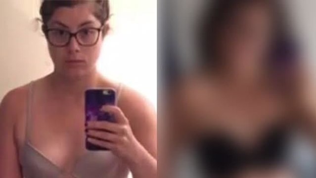 Mit nur einem Foto zeigt sie, wie leicht es ist, Vorher-Nachher-Fotos im Netz vorzutäuschen.