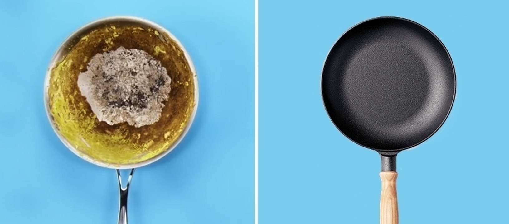 Wie Sie angebrannte Töpfe leicht reinigen...