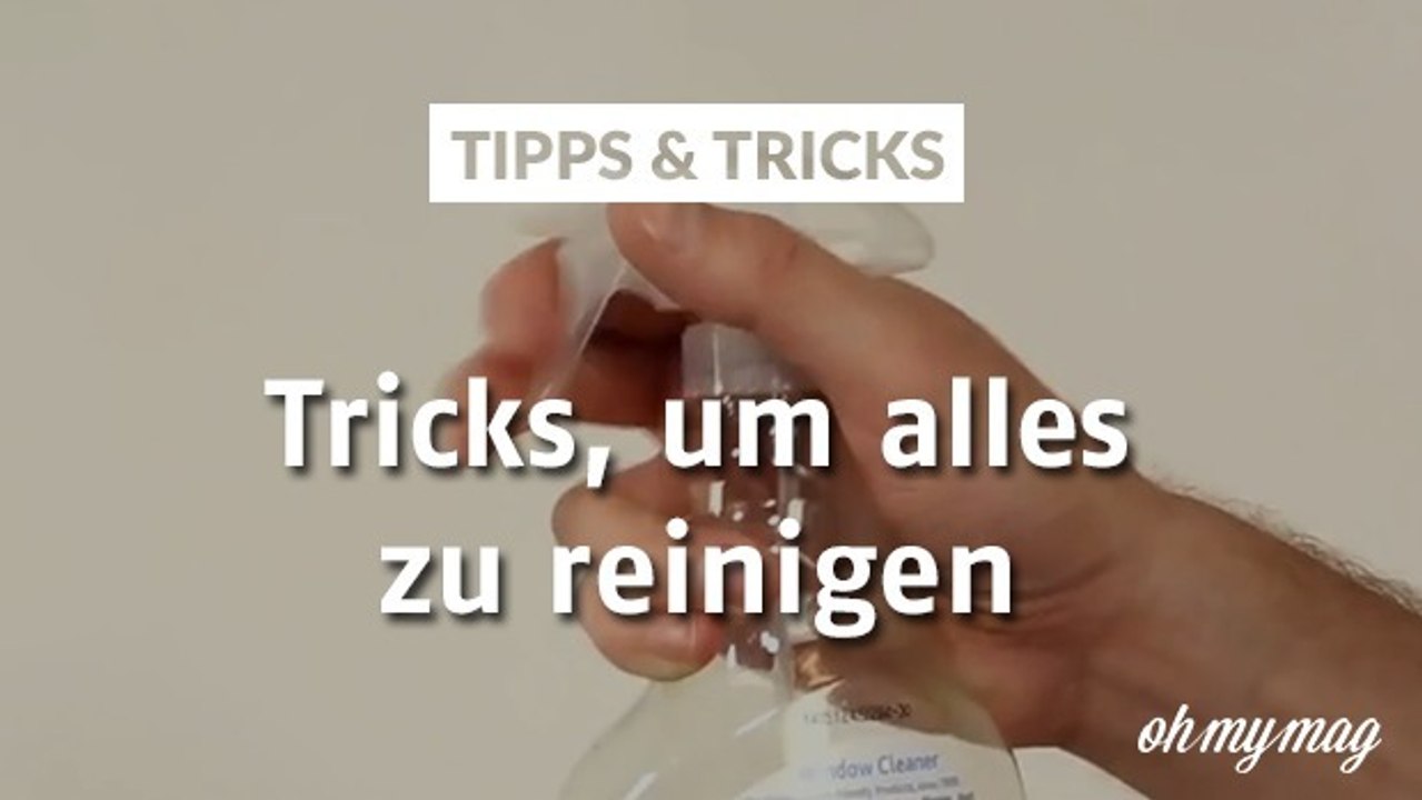 Mit diesen Tricks kannst du alles im Haus reinigen! Der zweite Trick ist einfach verblüffend!
