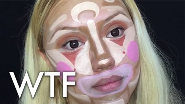 Dieses Mädchen macht ein Contouring ... und das Ergebnis gerät völlig außer Kontrolle!