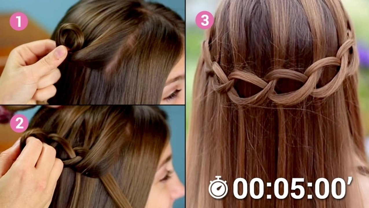 Dieses stylish elegante haarband aus strähnen ist nicht kompliziert zu binden!