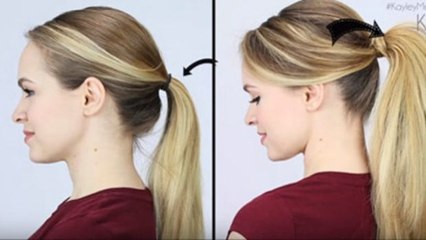 Mehr Volumen für deinen Pferdeschwanz in wenigen Sekunden