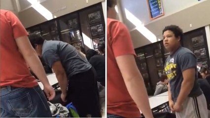 Dieser Jugendliche erteilt einem seiner Peiniger eine deftige Lektion