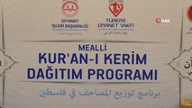 Batı Şeria'da Türk Diyanet Vakfı desteğiyle 30 bin Kur'an-ı Kerim dağıtıldı
