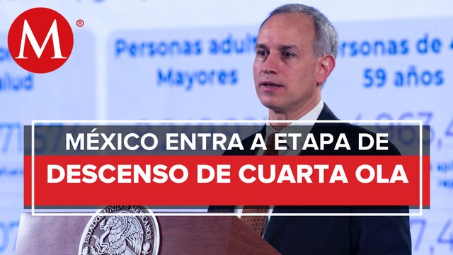 Ya pasó el punto máximo de la cuarta ola de covid; inició fase de descenso: López-Gatell