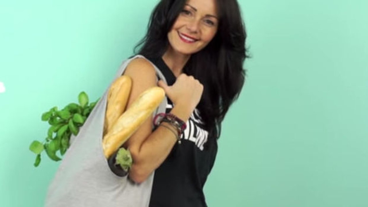 In dieser Anleitung wird gezeigt, wie man im Handumdrehen eine Tasche macht