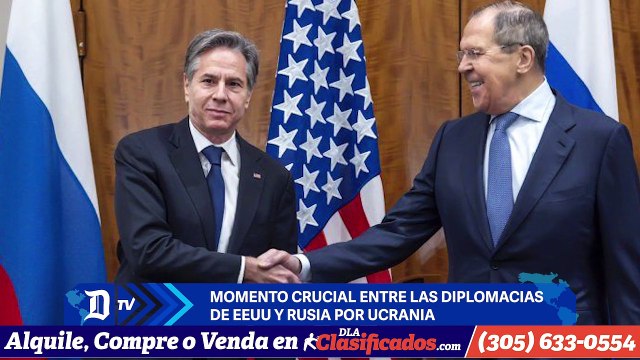 Momento crucial entre las diplomacias de EEUU y Rusia por Ucrania | El Diario en 90 segundos