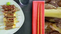 Yakitori-Spieße mit Rindfleisch und Käse: Ein schnelles Rezept für leckere Spieße